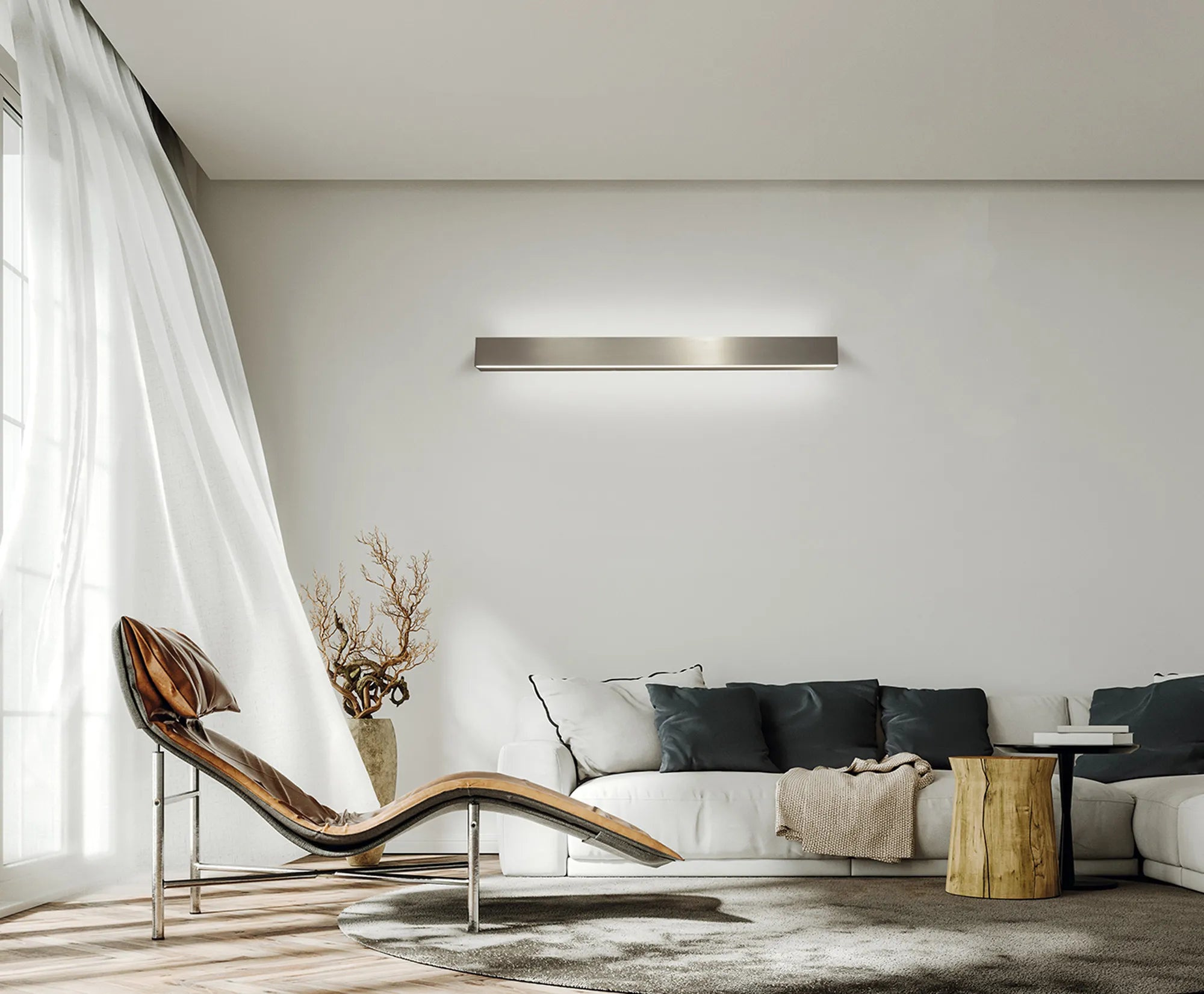 Elegance Small/ Large Linear Up & Down Wall Lamp 3yrs Warranty