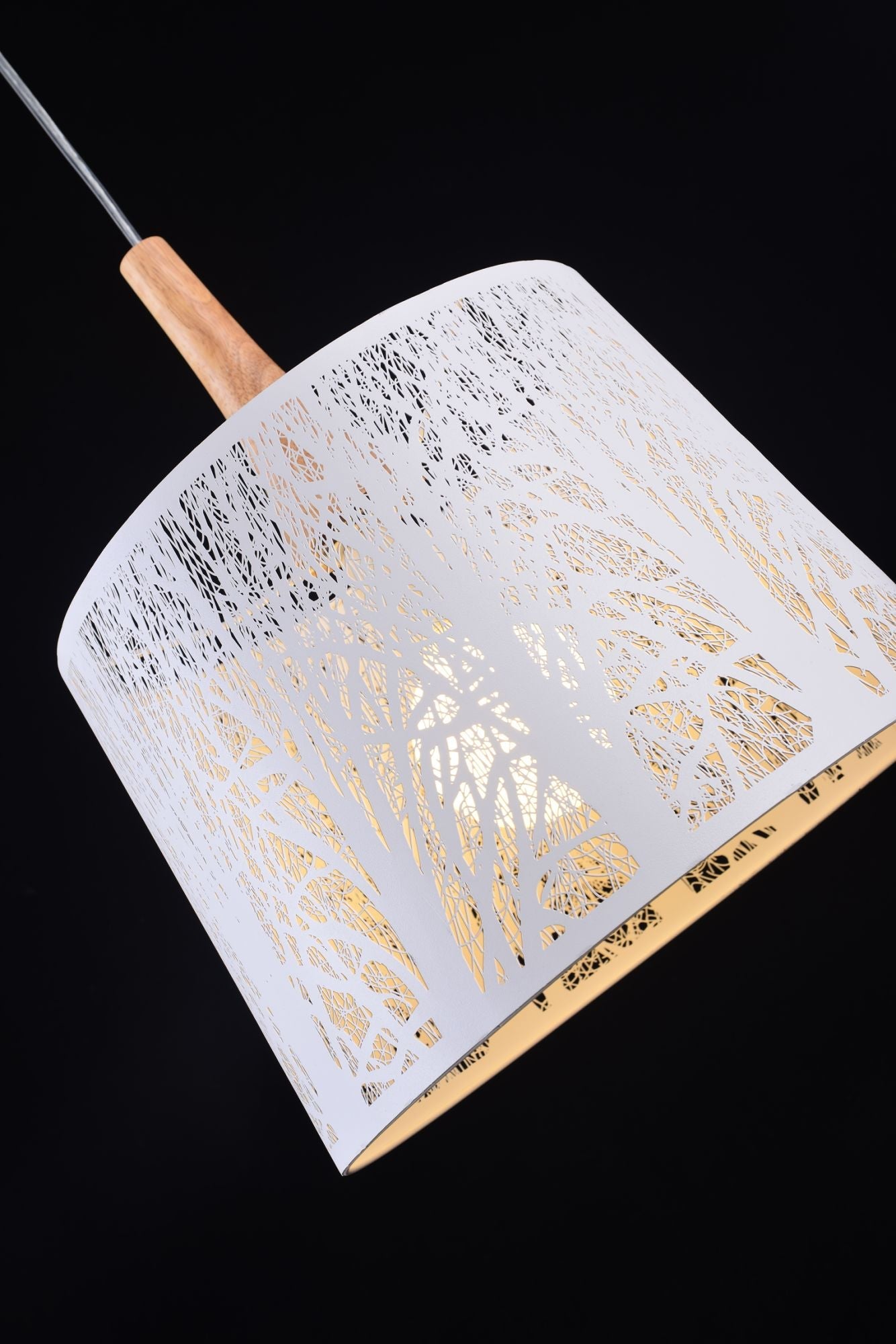 Lantern Pendant Light White - Finish