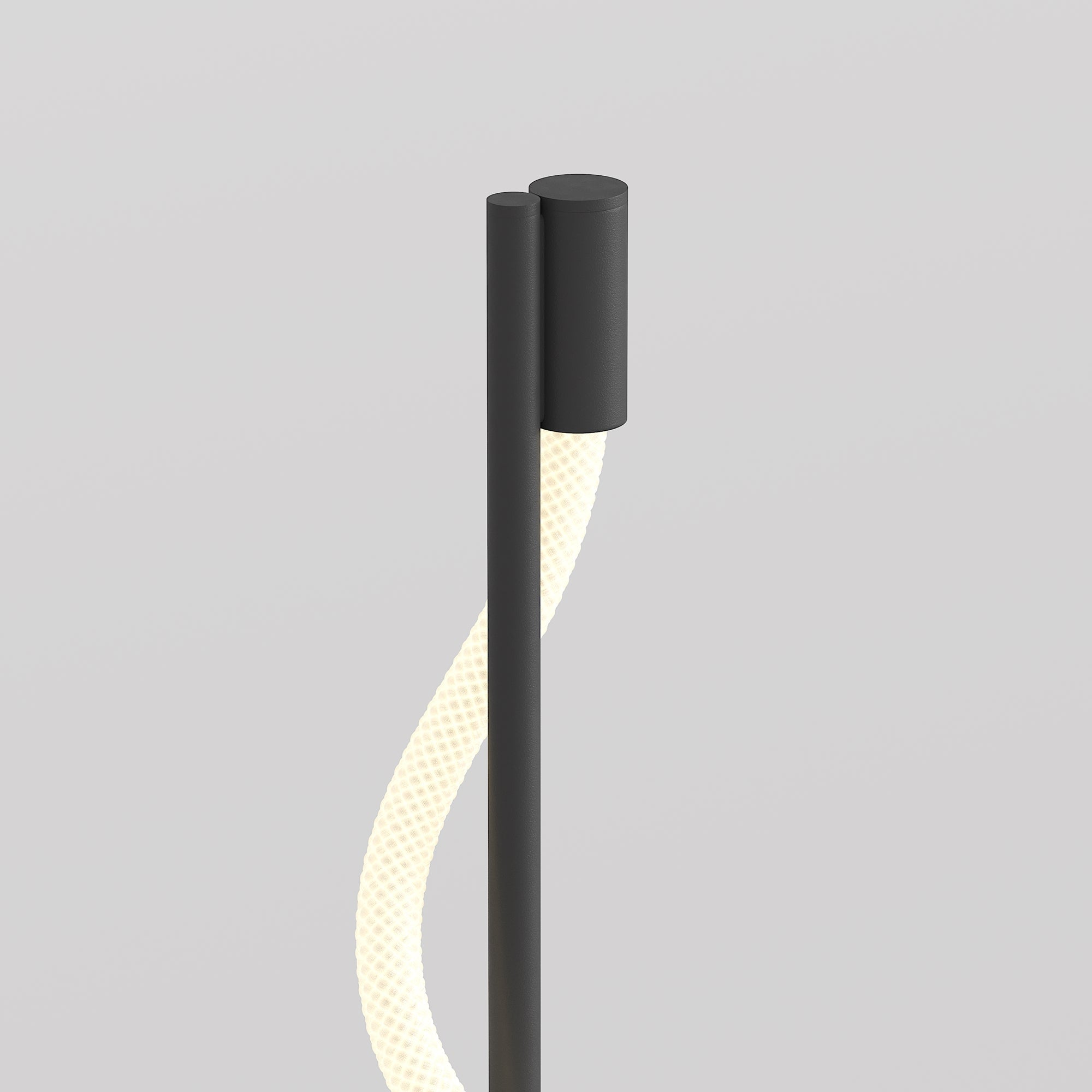 Tau LED Floor Lamp - Black Finish