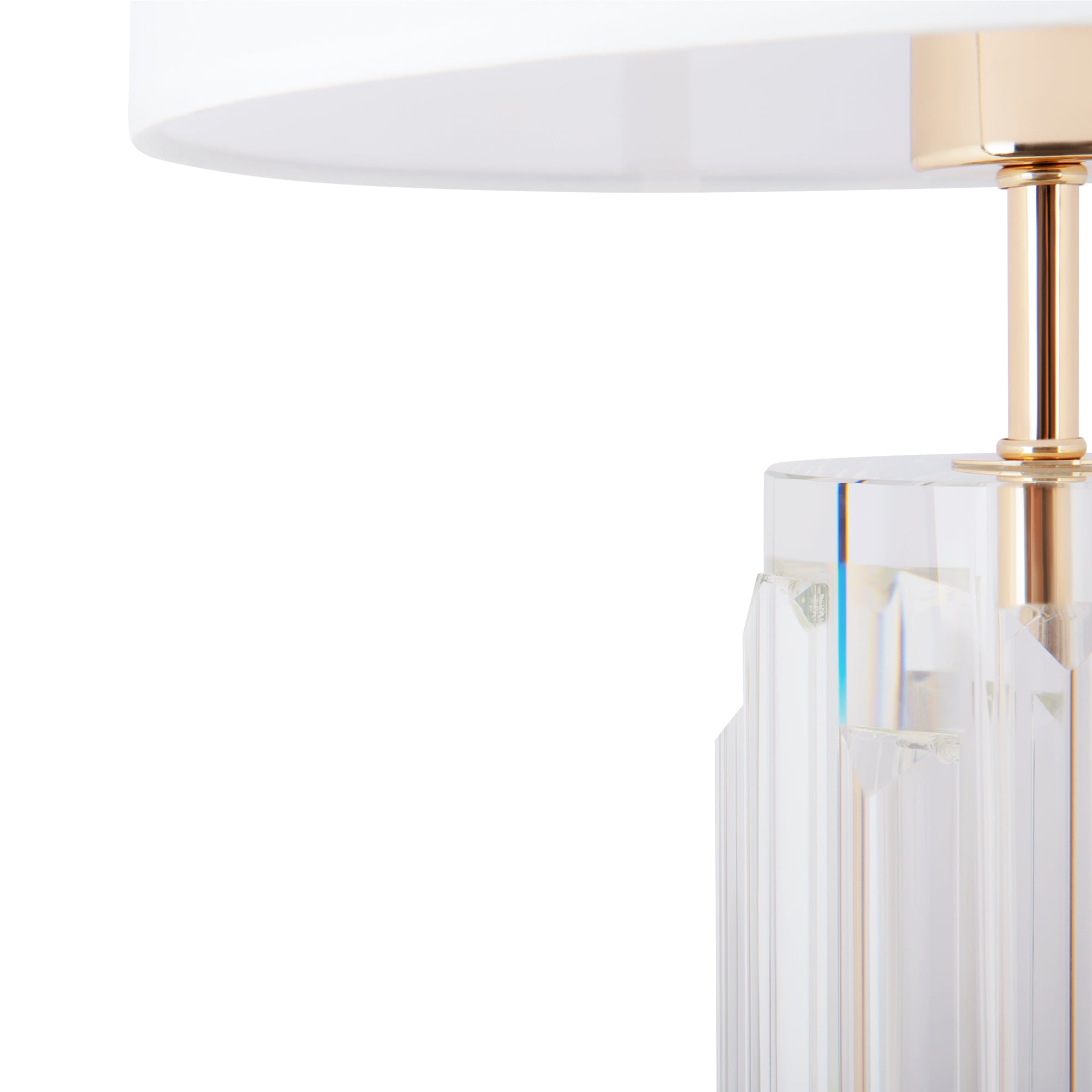 Muse Table Lamp - Chrome/Gold/Grey Finish