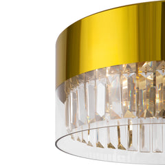 Wonderland 4/6Lt Crystal Ceiling Light - Gold Finish