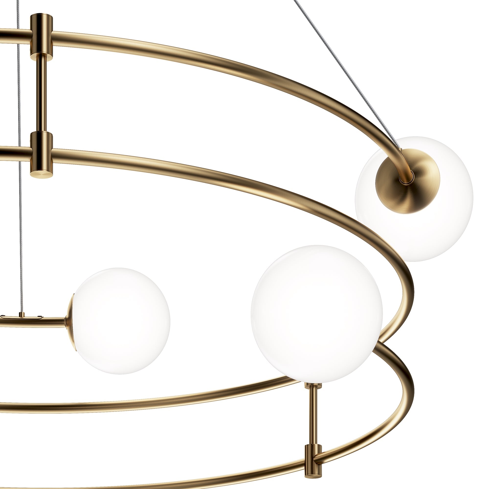 Balance 4/6Lt Centre Light -  Gold/ Black Finish