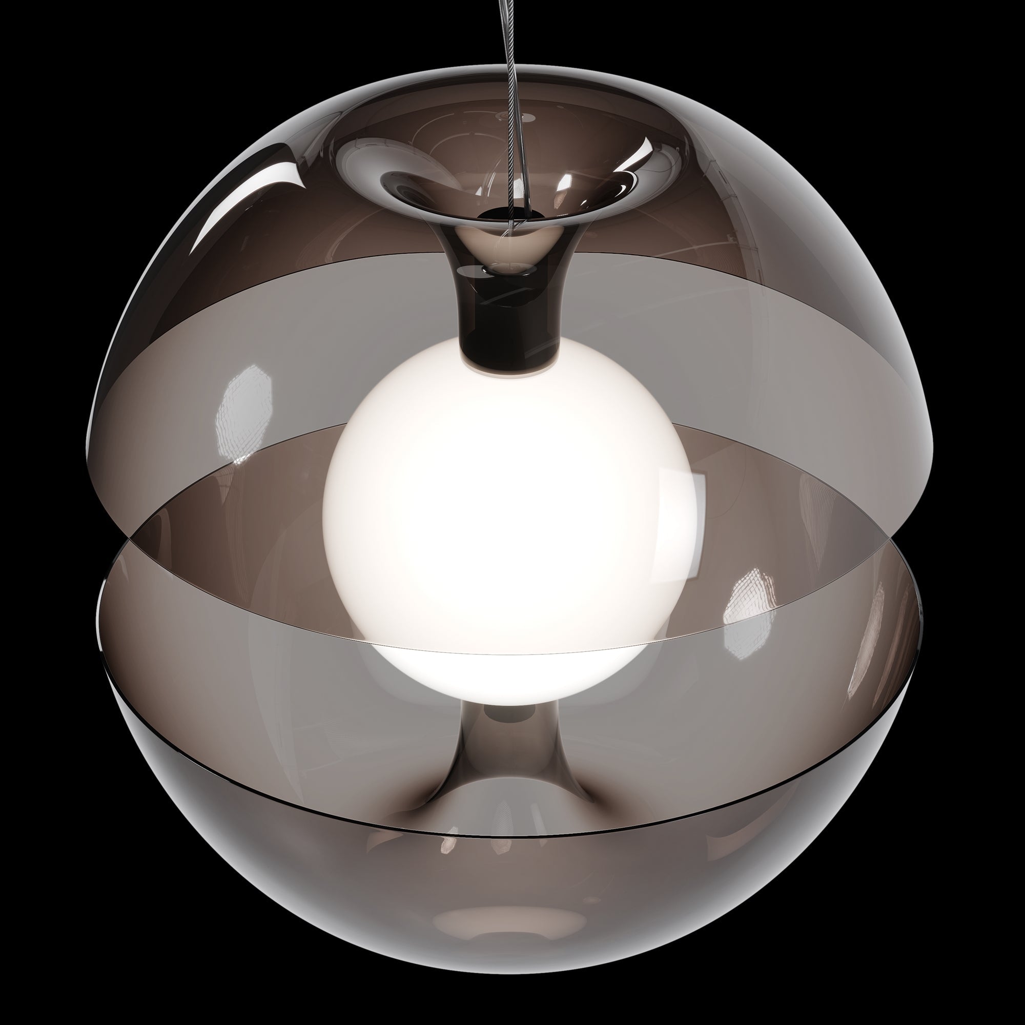 Rebel LED Hanging Light - Chrome/Gold Finish