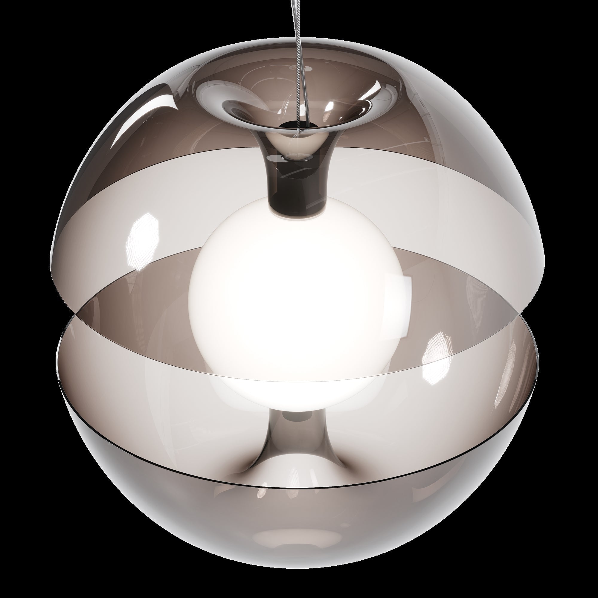 Rebel LED Hanging Light - Chrome/Gold Finish