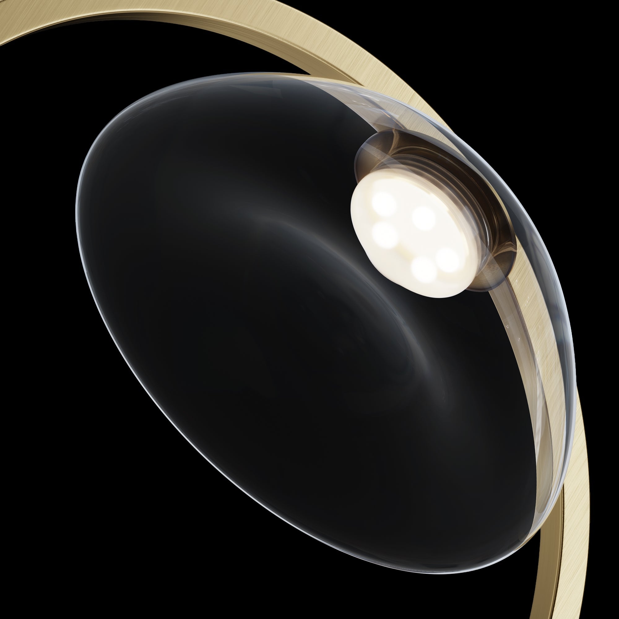 Lunare Wall Light - Brass Finish