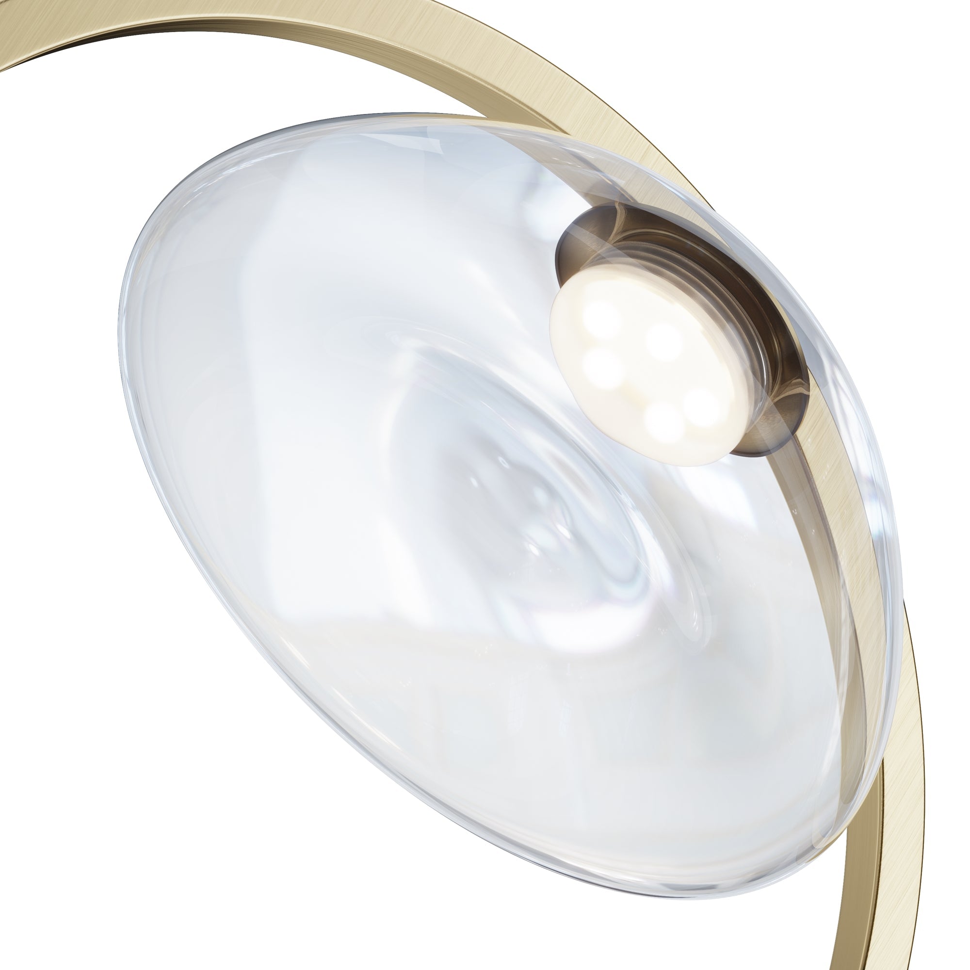 Lunare Wall Light - Brass Finish