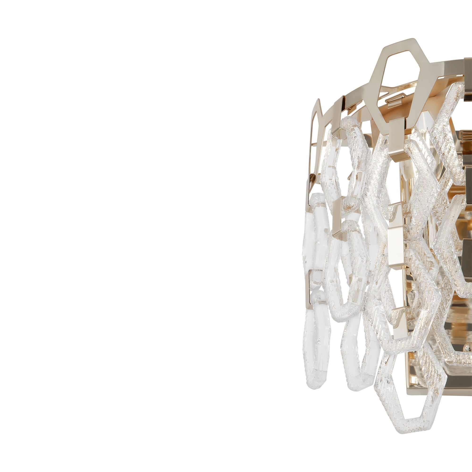 Tissage Indoor Double Wall Lights - Gold Finish