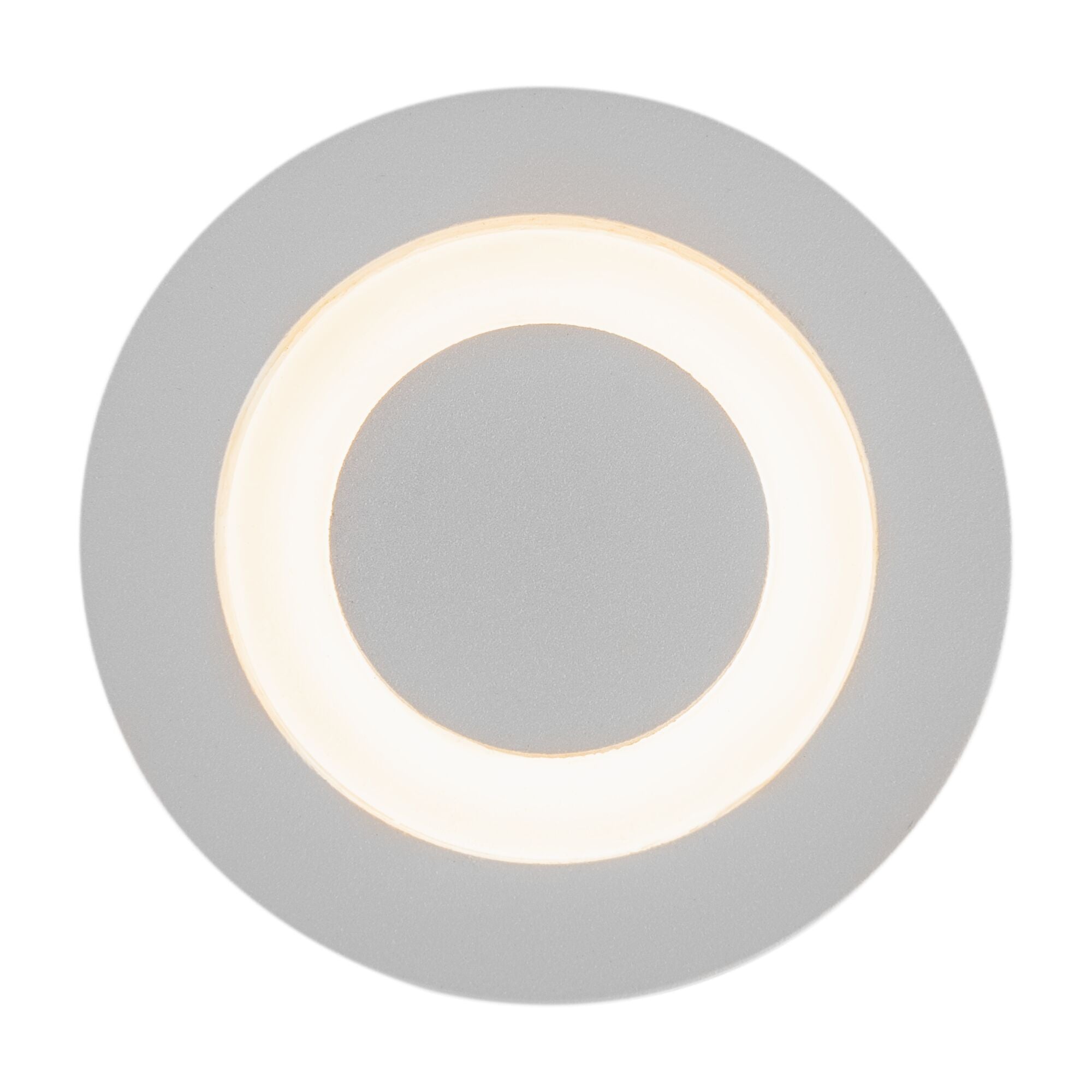Limo Flush Wall Light - Black/White Finish