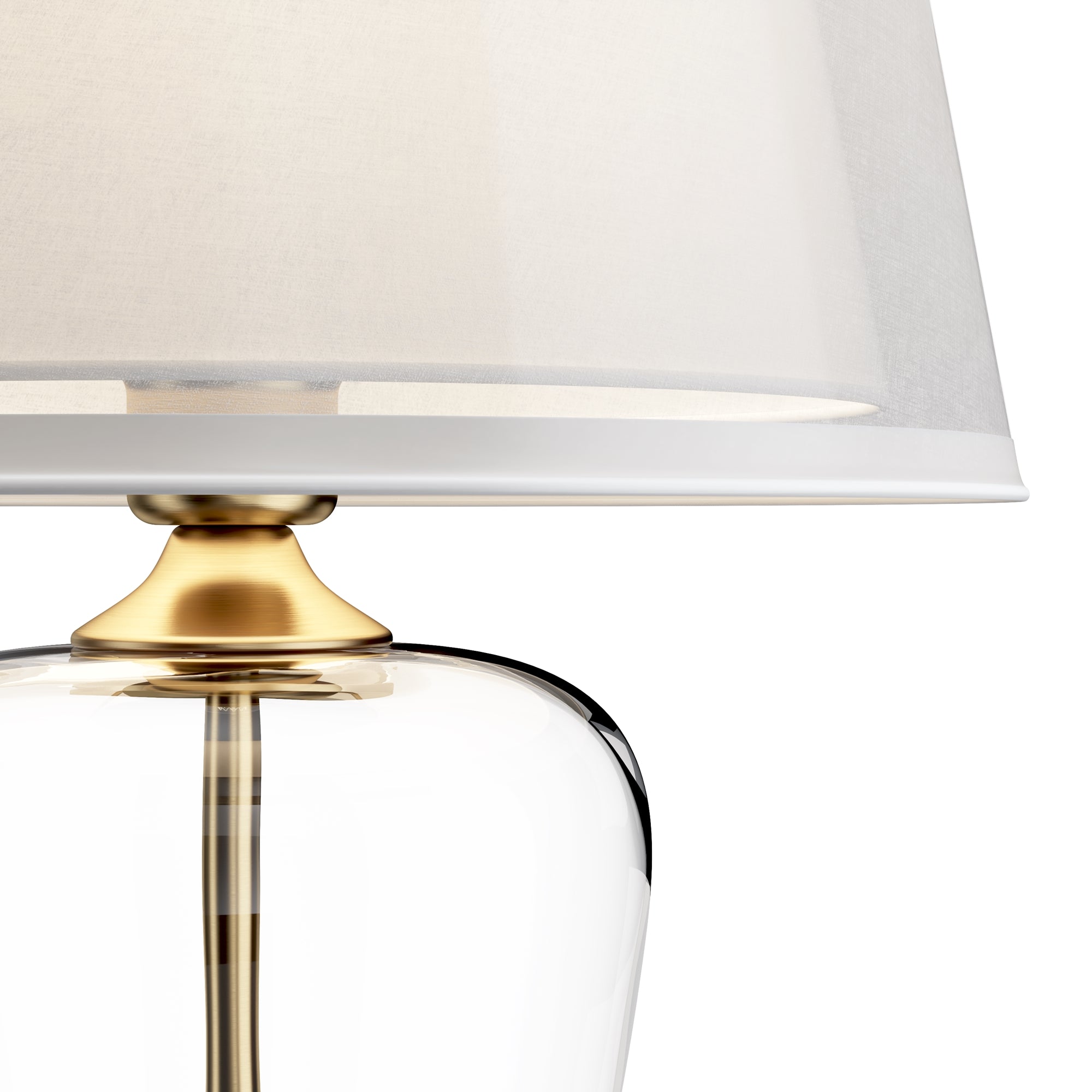 Verre Table Lamp - Brass Finish