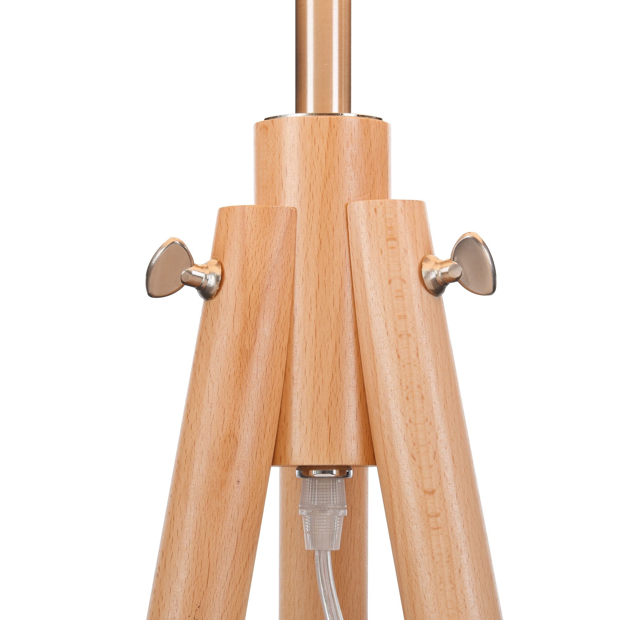 Calvin Floor lamp E27 - Beige/Black Finish