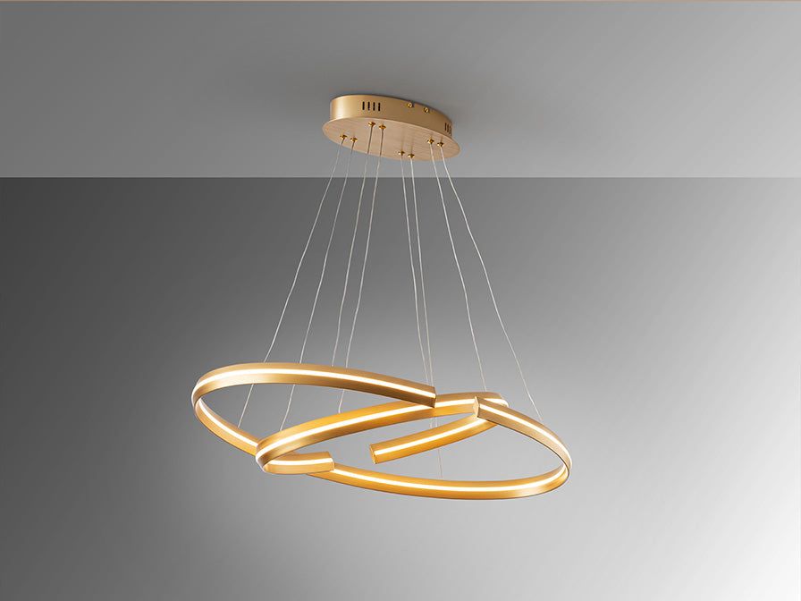 Elipse Gold-Finish Large/Small
