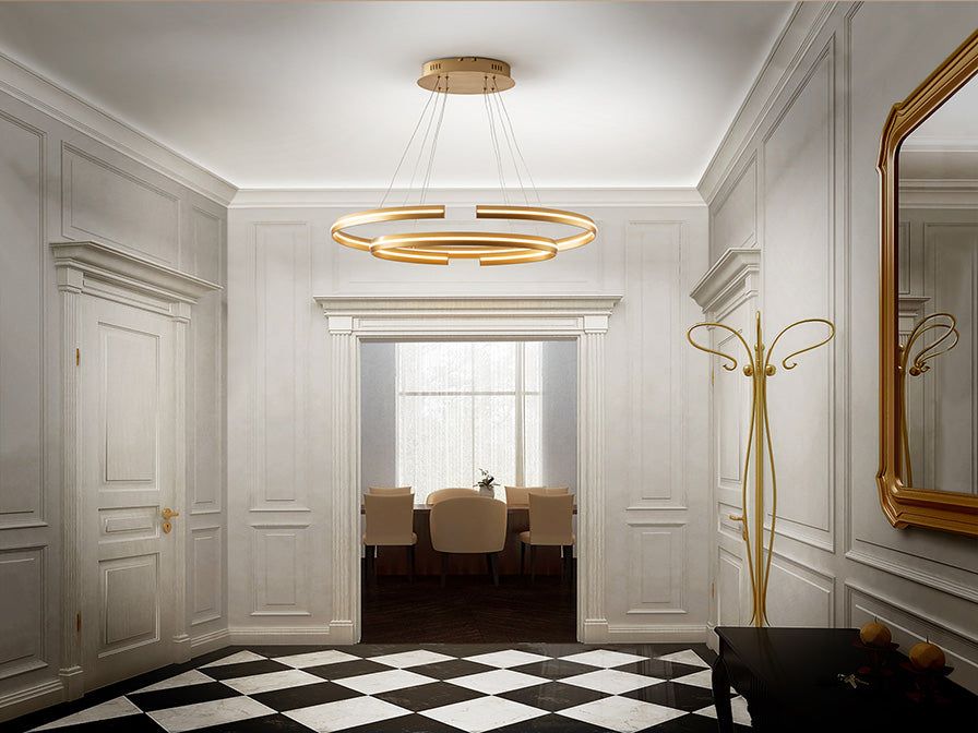 Elipse Gold-Finish Large/Small