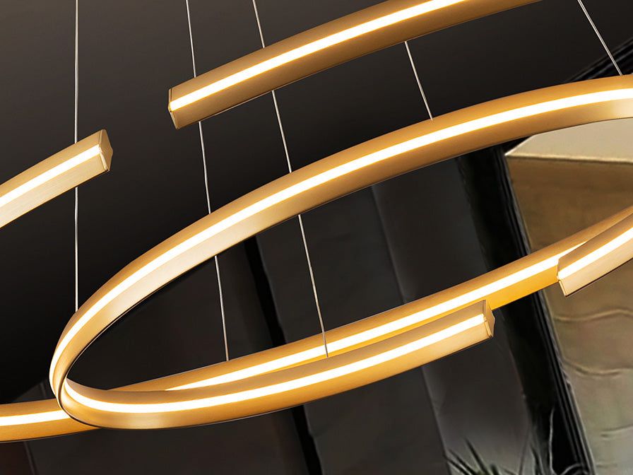 Elipse Gold-Finish Large/Small