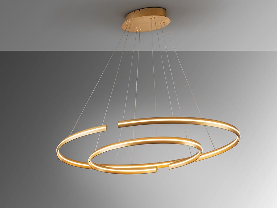 Elipse Gold-Finish Large/Small