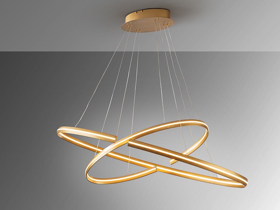 Elipse Gold-Finish Large/Small