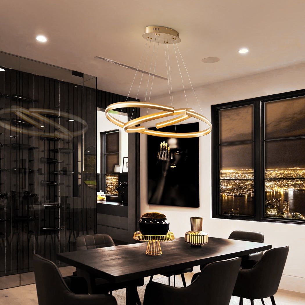 Elipse Gold-Finish Large/Small