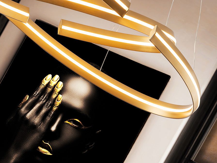 Elipse Gold-Finish Large/Small