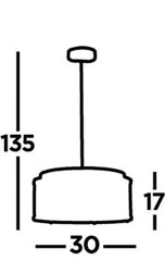 Elise 3/4/5/7Lt Crystal Ceiling Light to Semi-Flush - Chrome Metal & Crystal