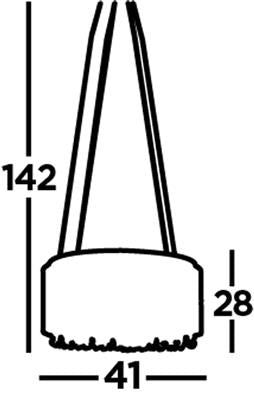 Elise II 8Lt Pendant Ceiling Light - Chrome, Crystal Drops, Aluminium Tubes Finish