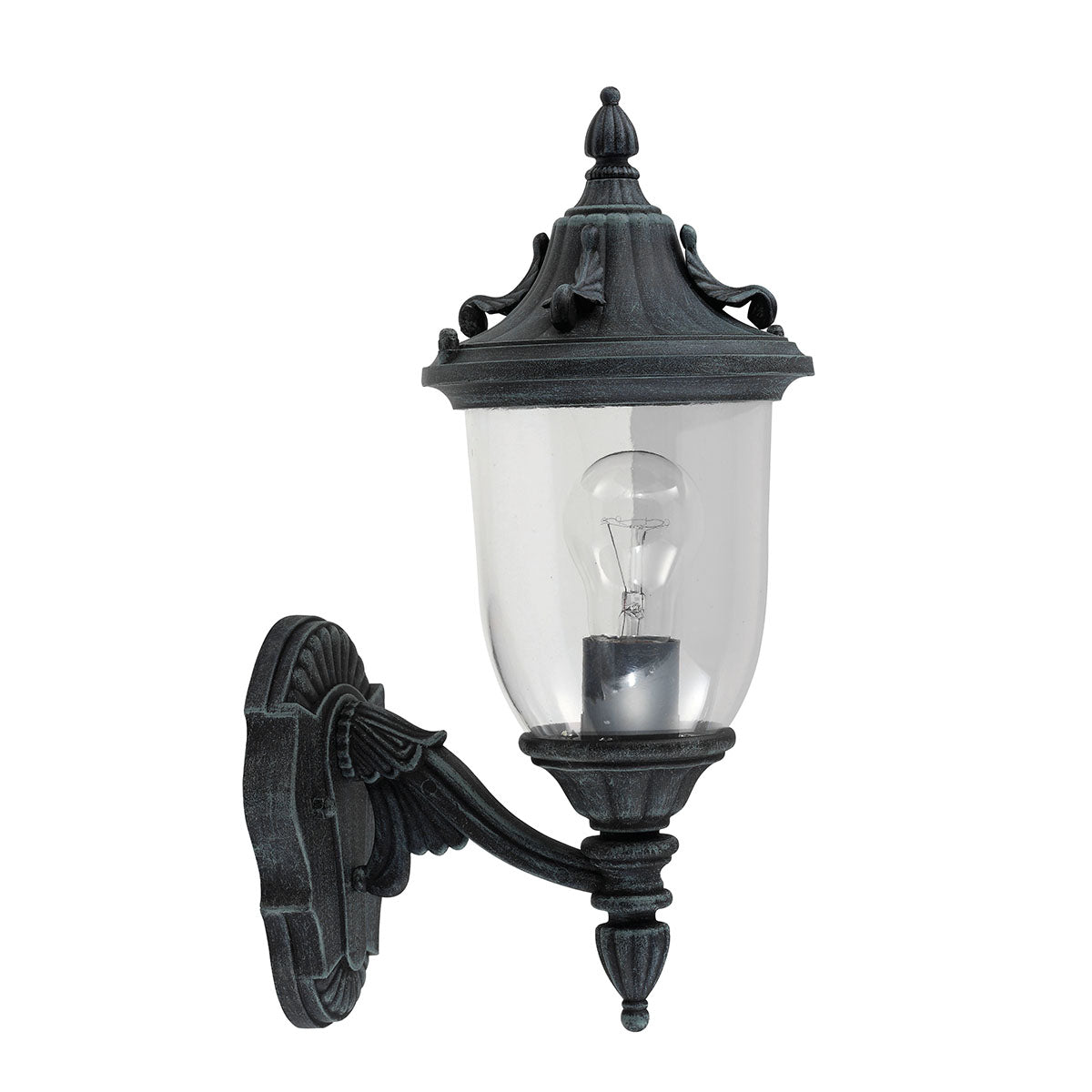 Elkstone Wall Lantern - Verdigris Finish