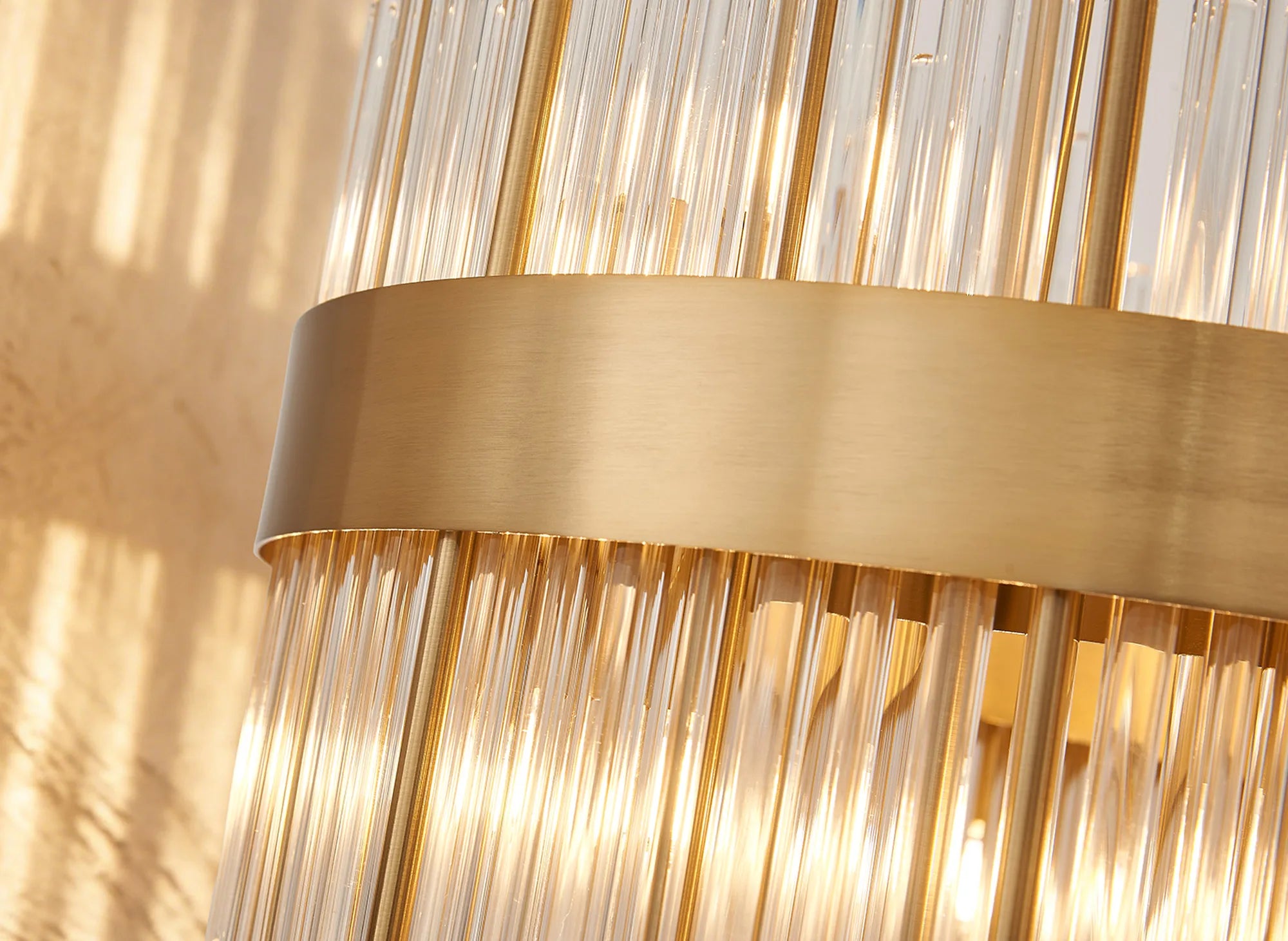 Erin 9/12Lt Glass Rod Pendant Round- Various Finishes