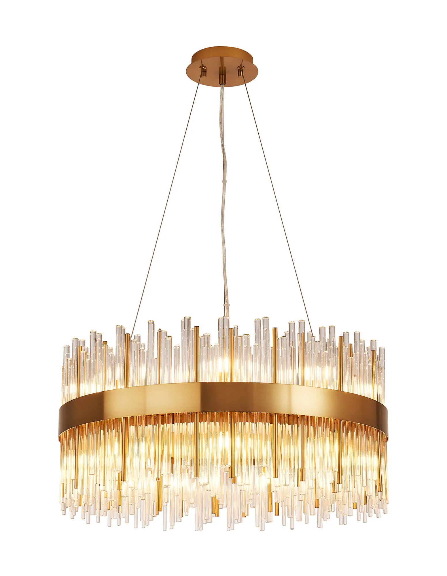Erin 60cm 18Light Round Pendant- Various Finishes