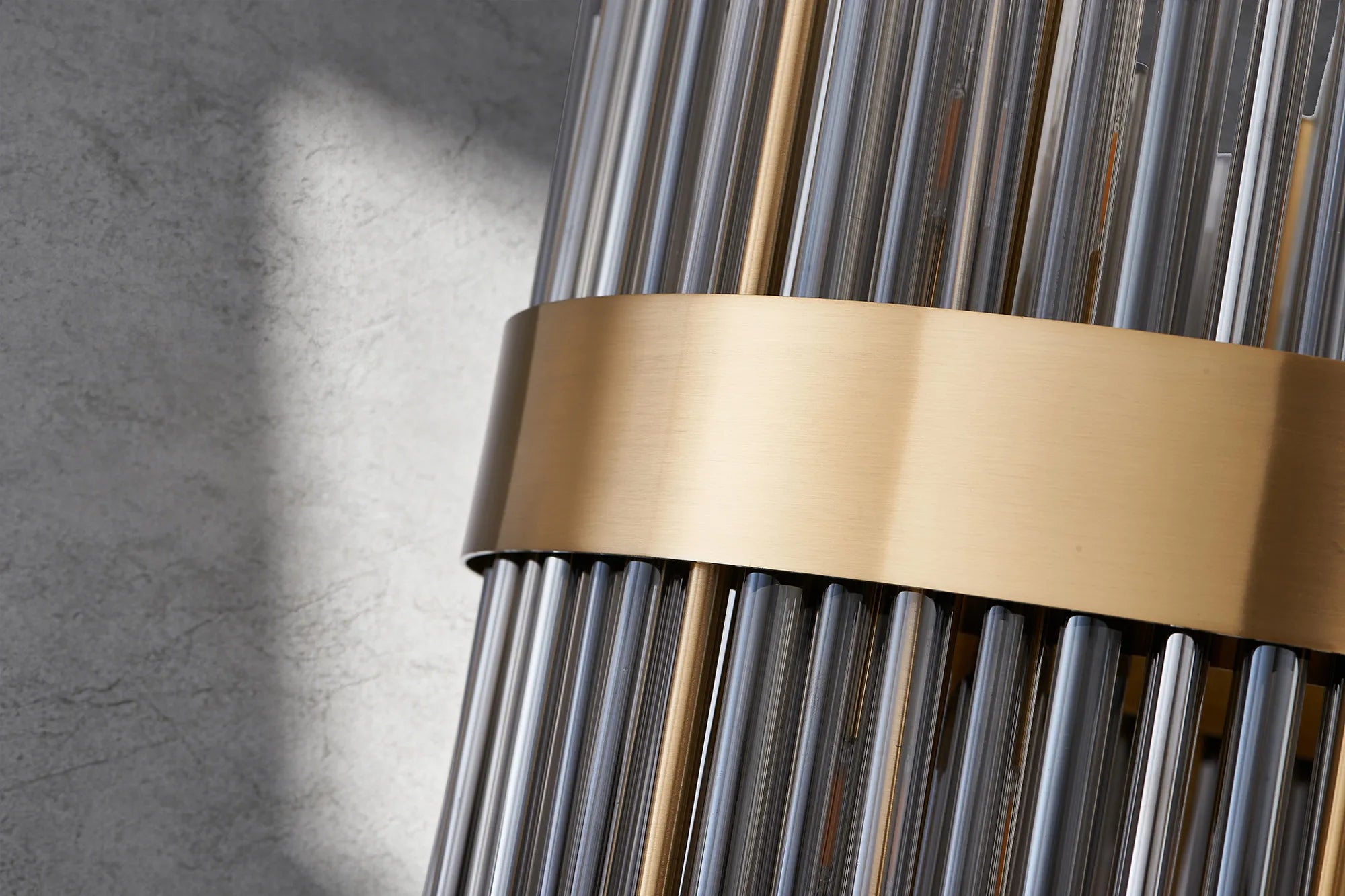 Erin 24/36Lt Oblong Glass Rod Light- Various Finishes