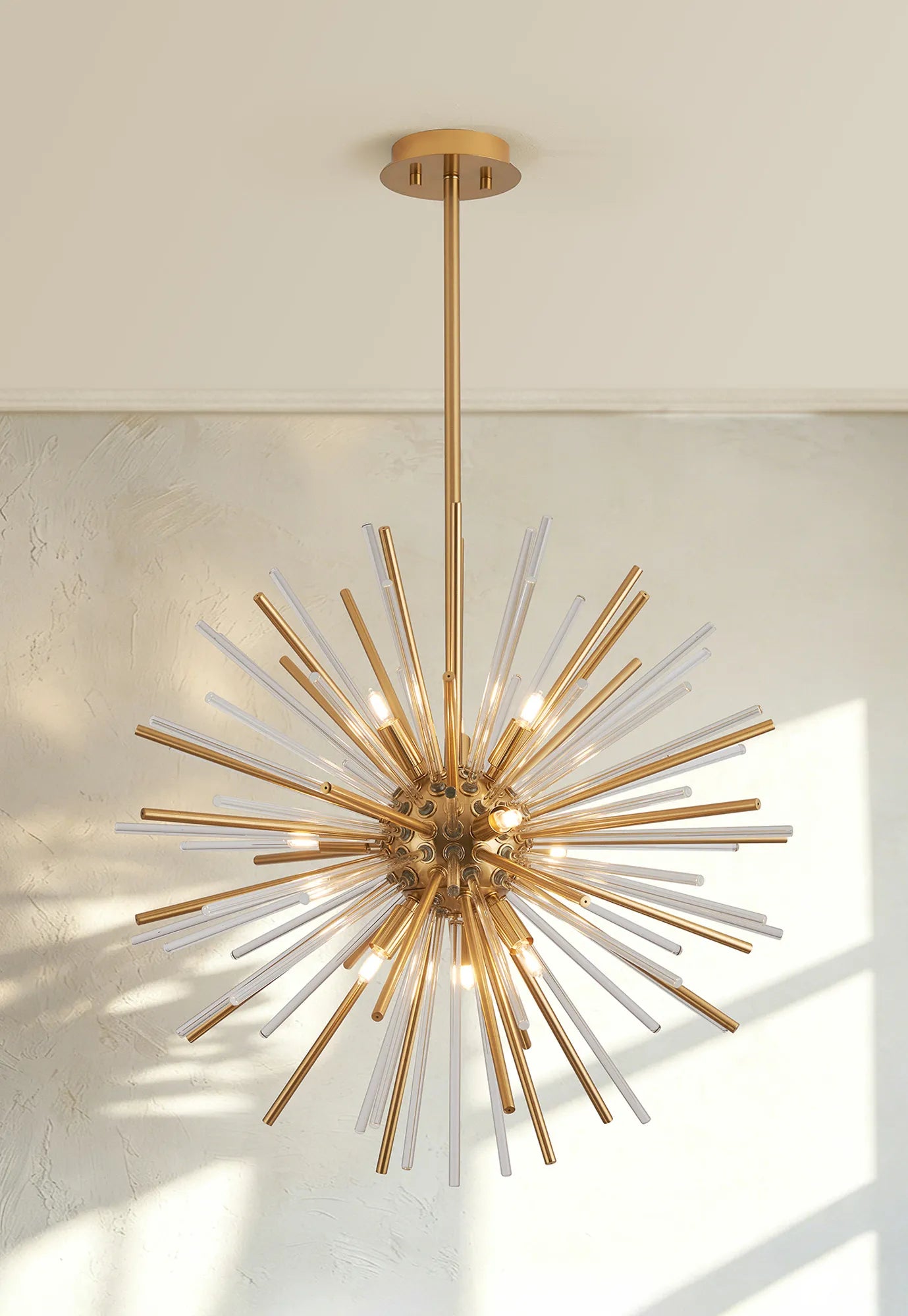 Erin Sputnik Glass Rod Pendant - Various Finishes & Sizes