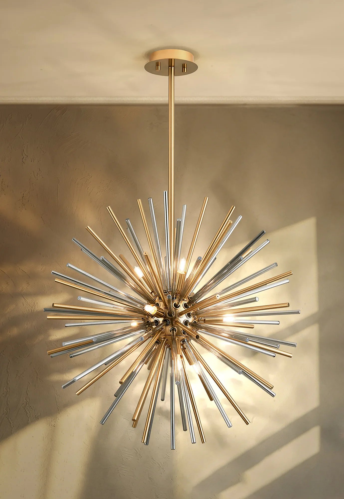 Erin Sputnik Glass Rod Pendant - Various Finishes & Sizes