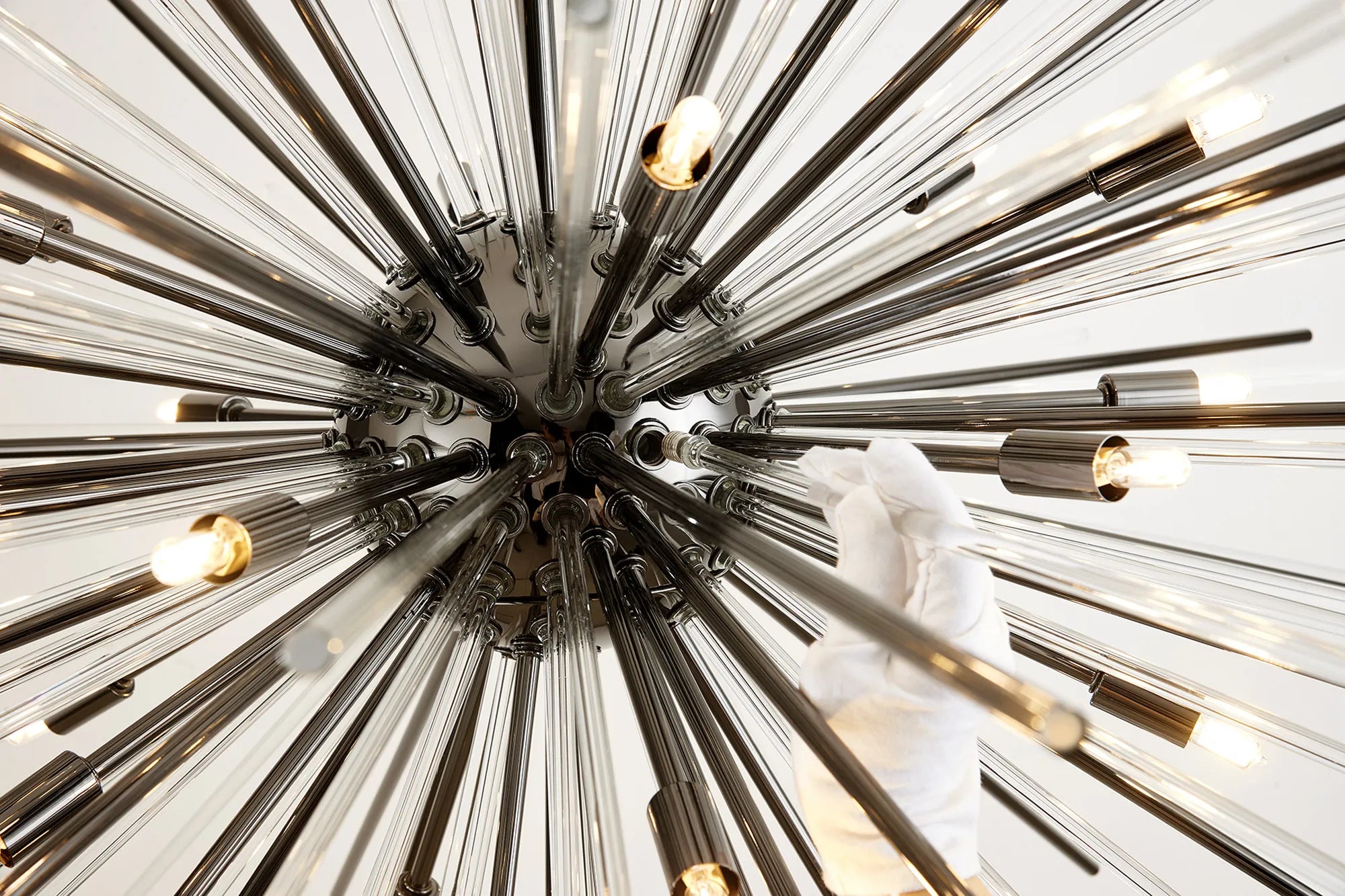 Erin Sputnik Glass Rod Pendant - Various Finishes & Sizes