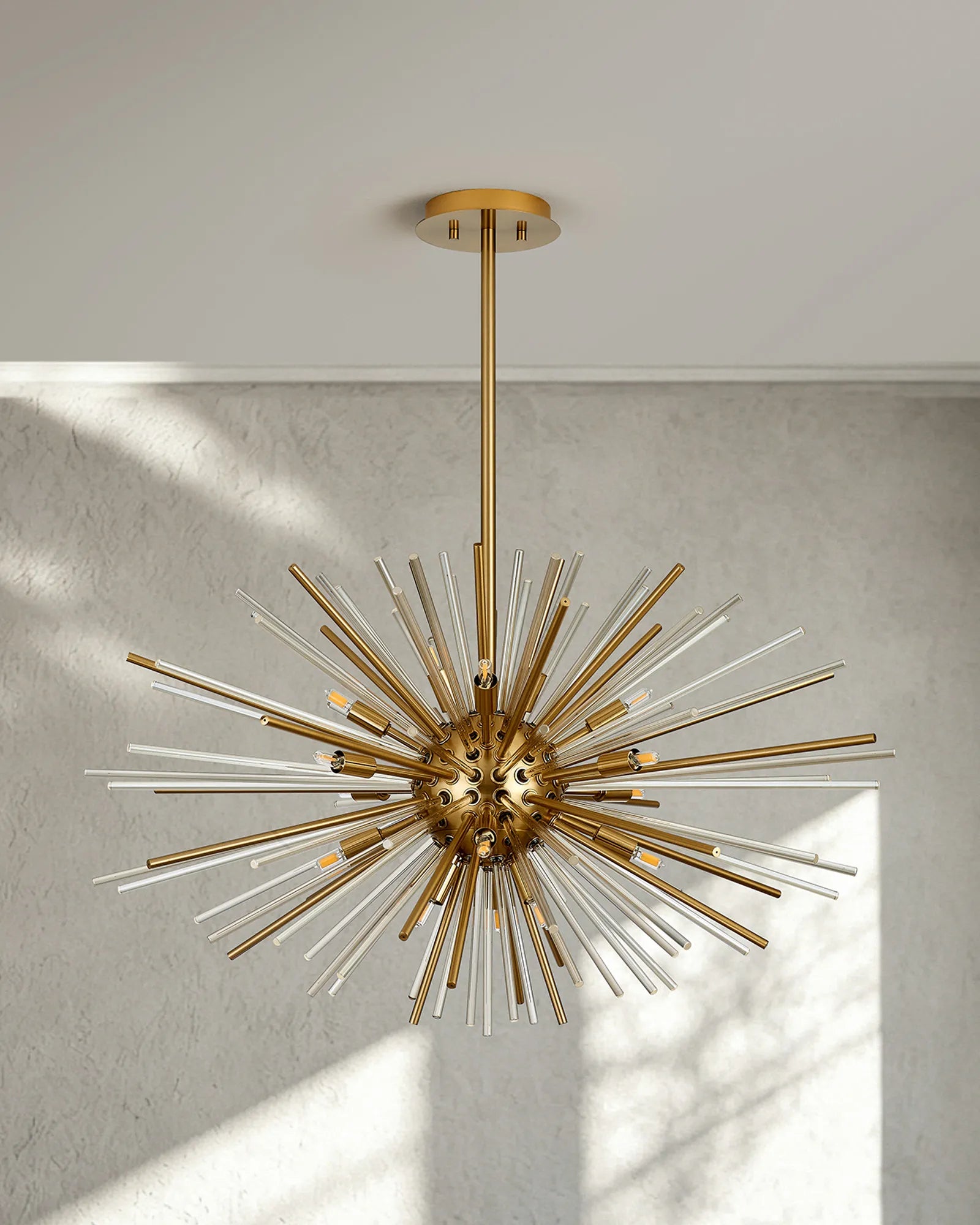 Erin Sputnik Glass Rod Pendant - Various Finishes & Sizes