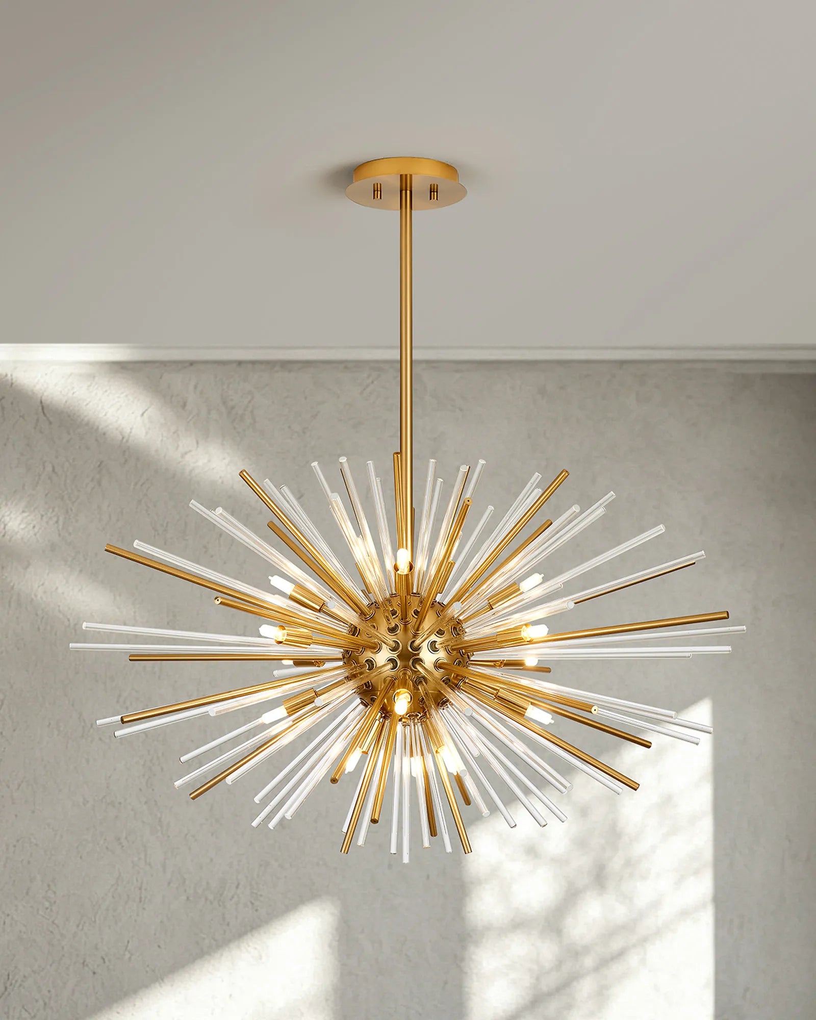 Erin Sputnik Glass Rod Pendant - Various Finishes & Sizes