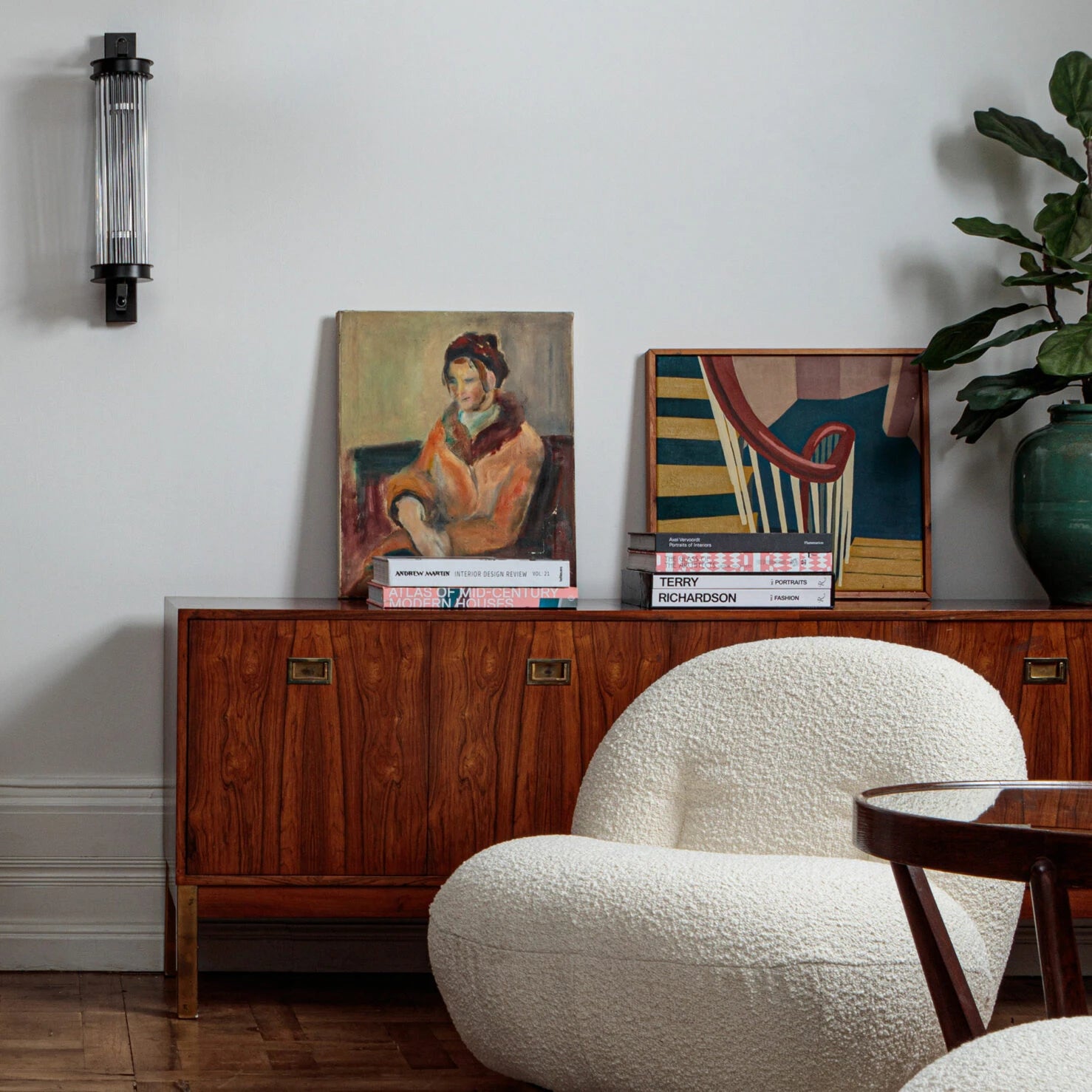 Elon Wall Light- Brass/ Black/ Nickel Finishes