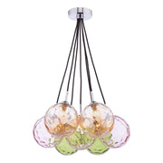 Elpis 7 Light Spiral Cluster Pendant