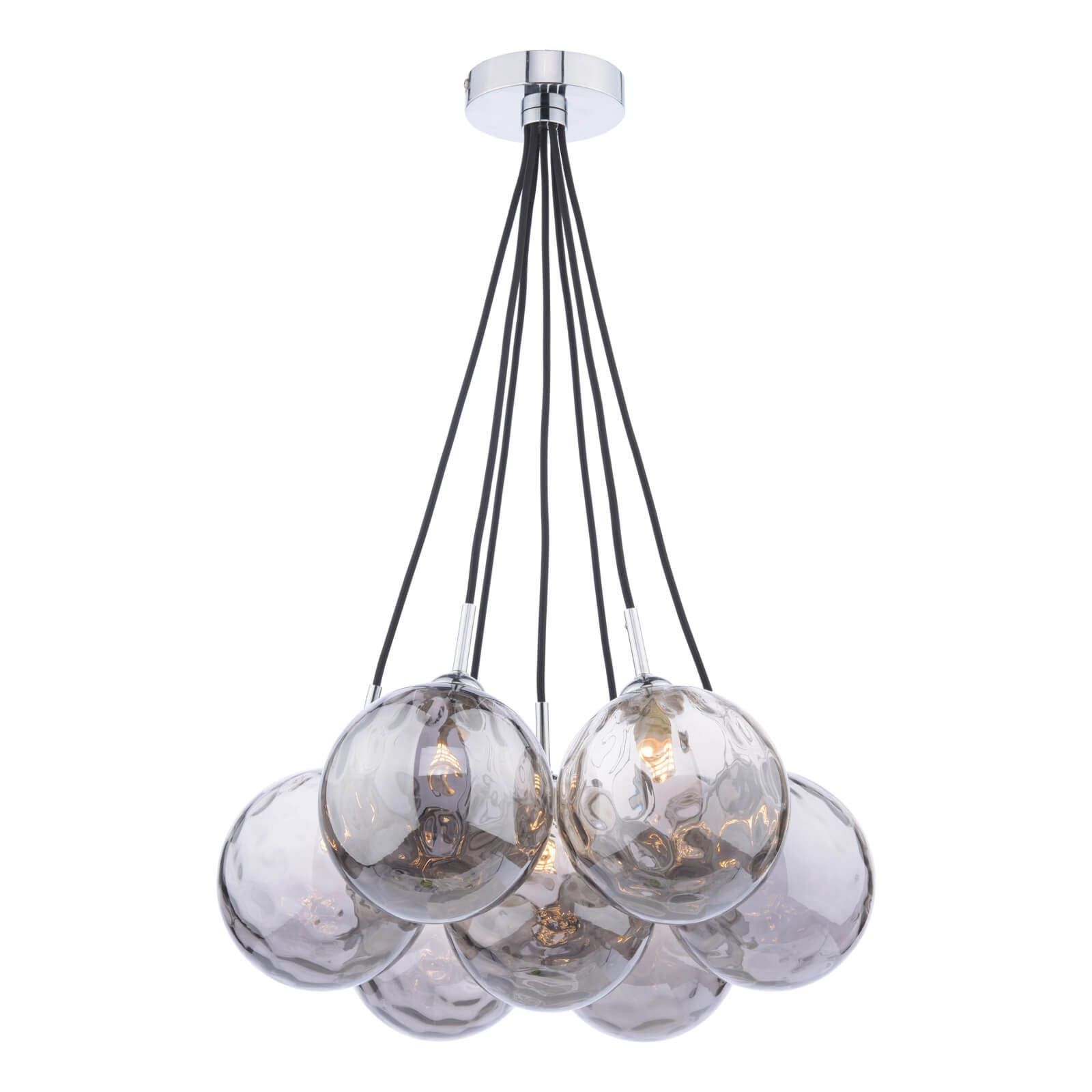 Elpis 7 Light Spiral Cluster Pendant