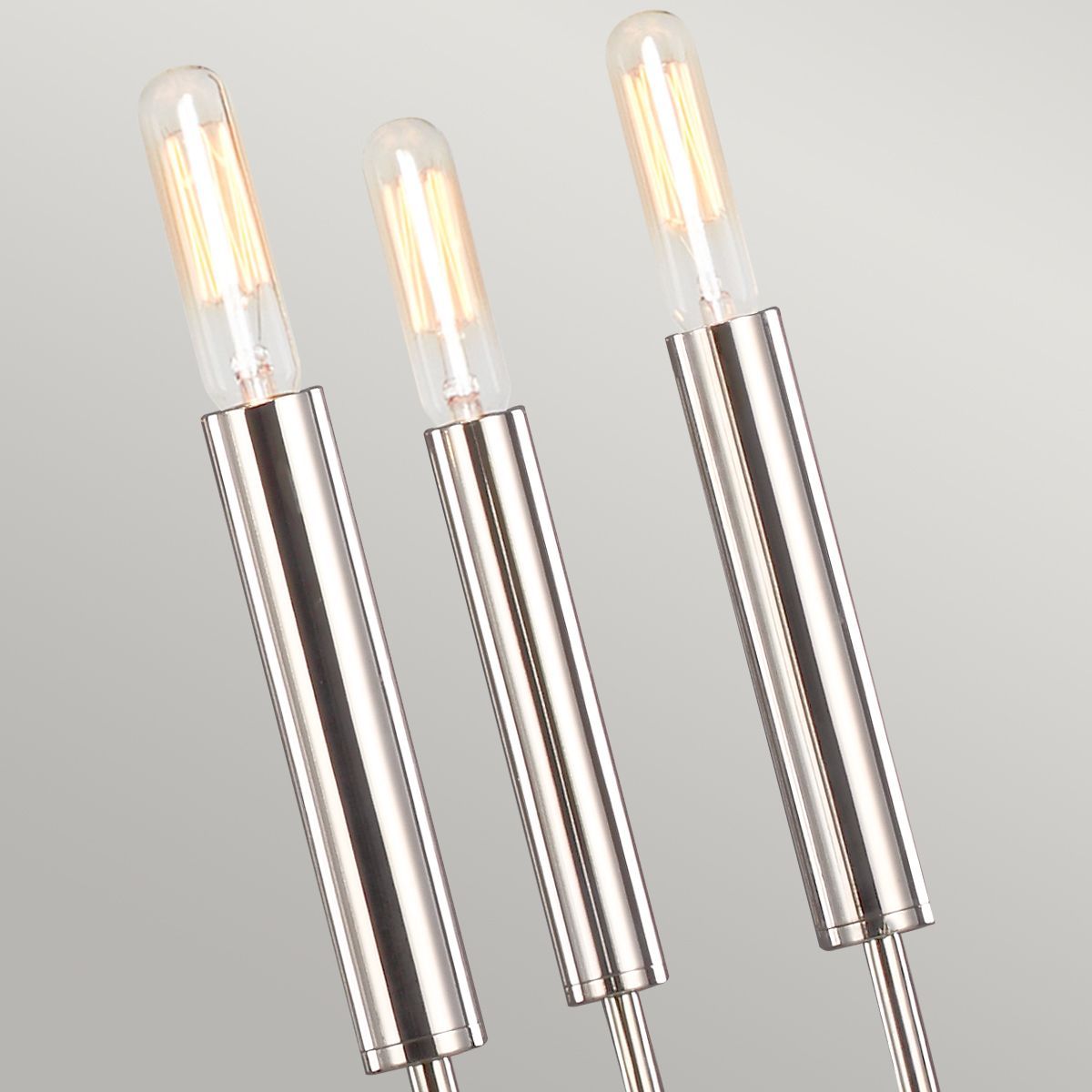 Elstead Brianna 9Lt Chandelier Ceiling Light - Polished Nickel Finish