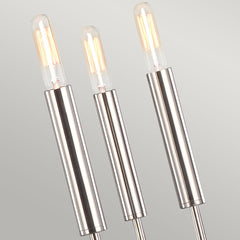 Elstead Brianna 9Lt Chandelier Ceiling Light - Polished Nickel Finish