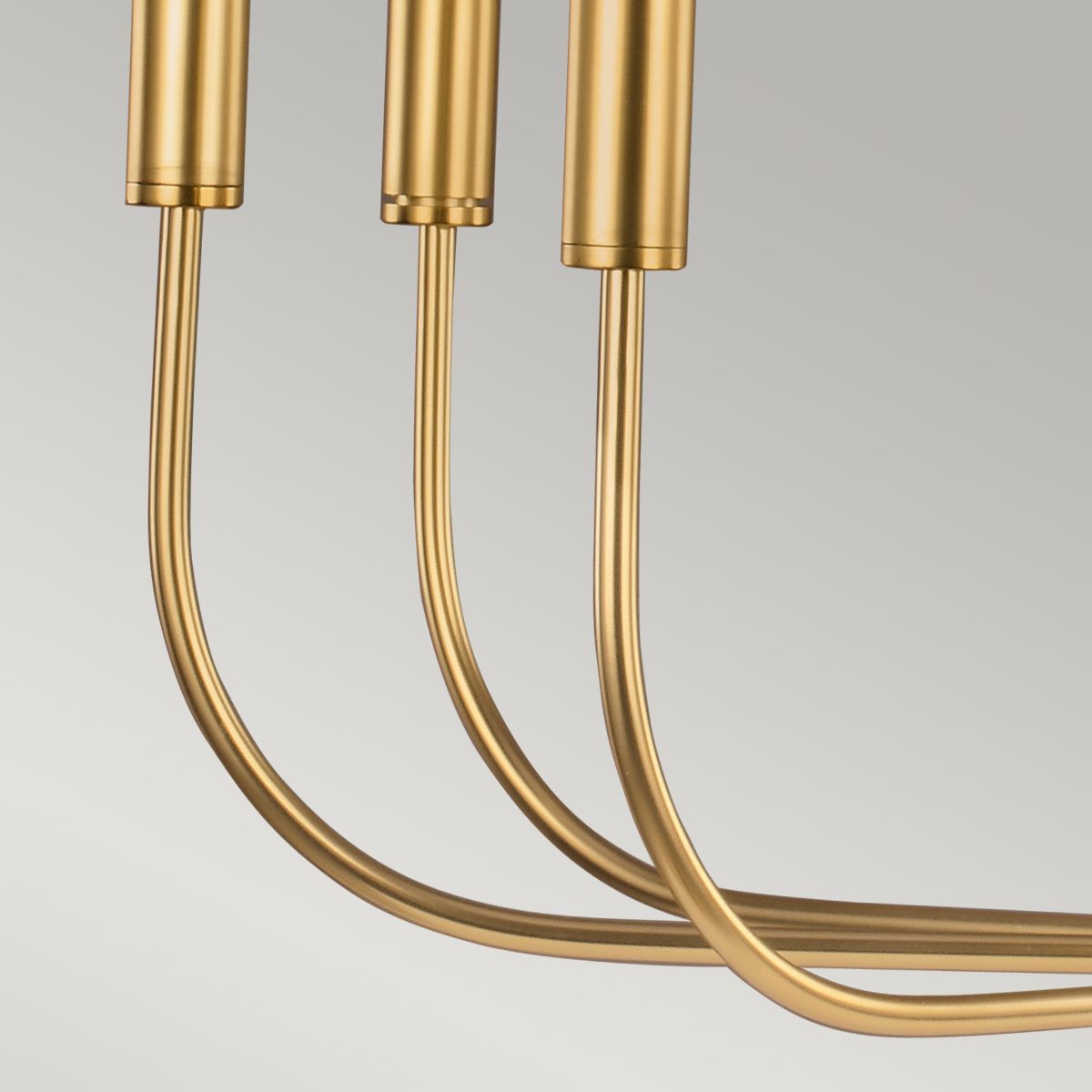 Elstead Brianna 9Lt Chandelier Ceiling Light - Brass Finish
