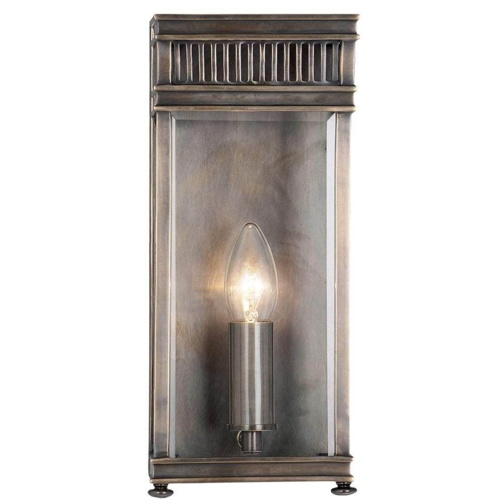 Elstead Holborn Half Lantern Small Dark Bronze - Cusack Lighting