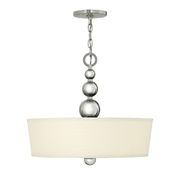 Zelda 3 Light Pendant – Polished Nickel - Cusack Lighting