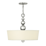 Zelda 3 Light Pendant – Polished Nickel - Cusack Lighting