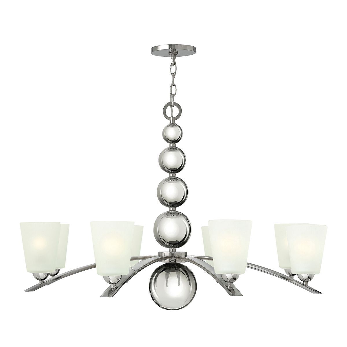 Elstead Zelda 8Lt Centre Ceiling Light - Vintage Brass Finish IP20