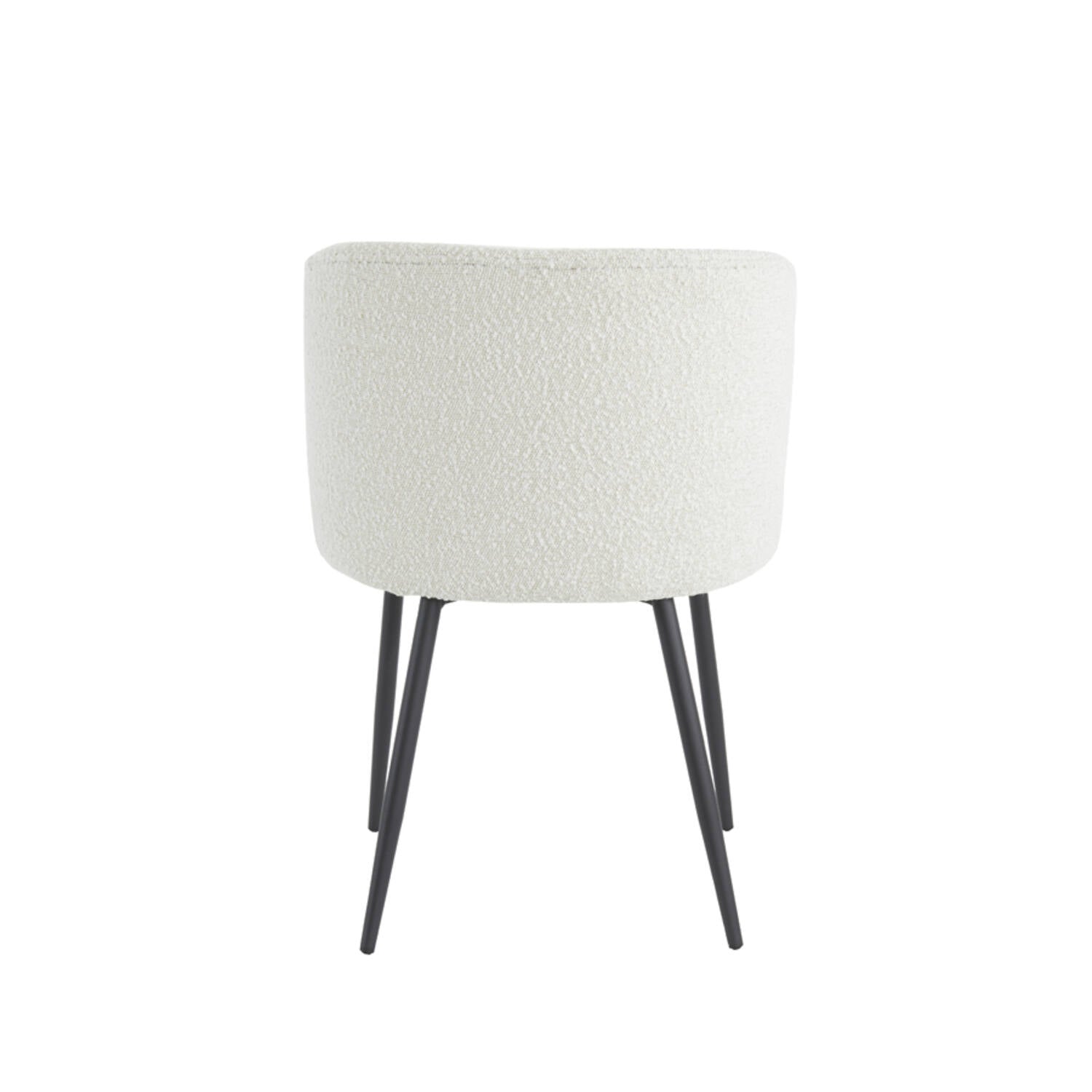 Elyna Dining Chair - Bouclé Light Beige Finish