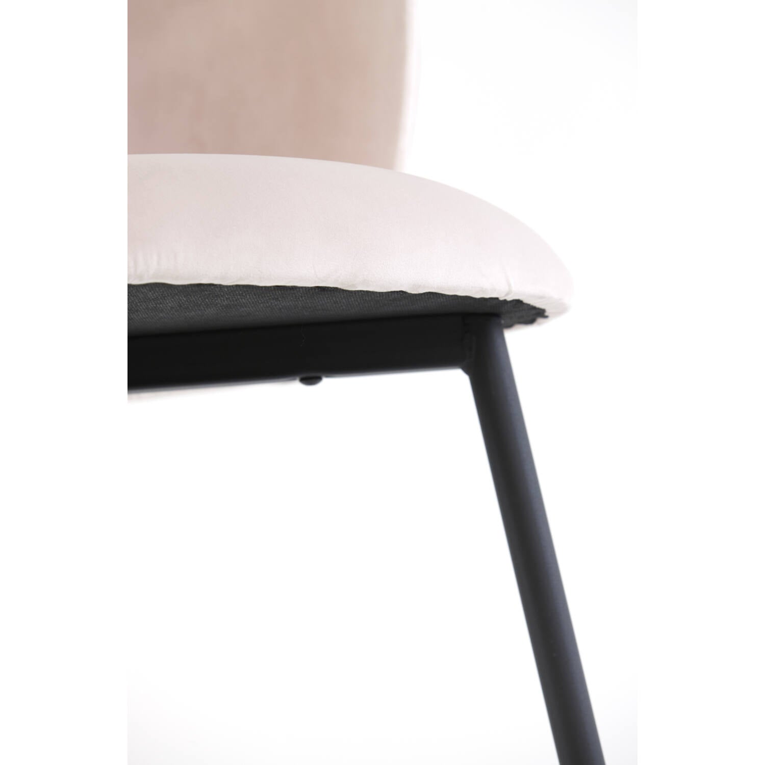 Elyna Dining Chair - Velvet Light Pink Finish