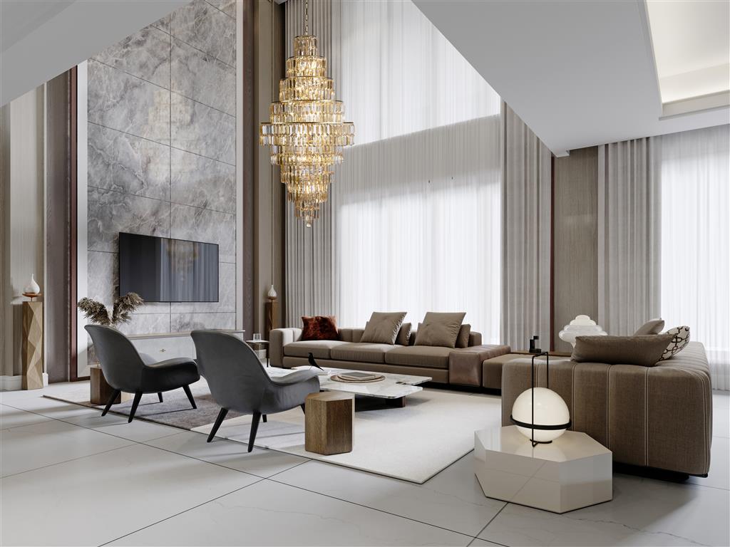 Empire  13Lt Crystal Ceiling Light  - Chrome/Brass Finish