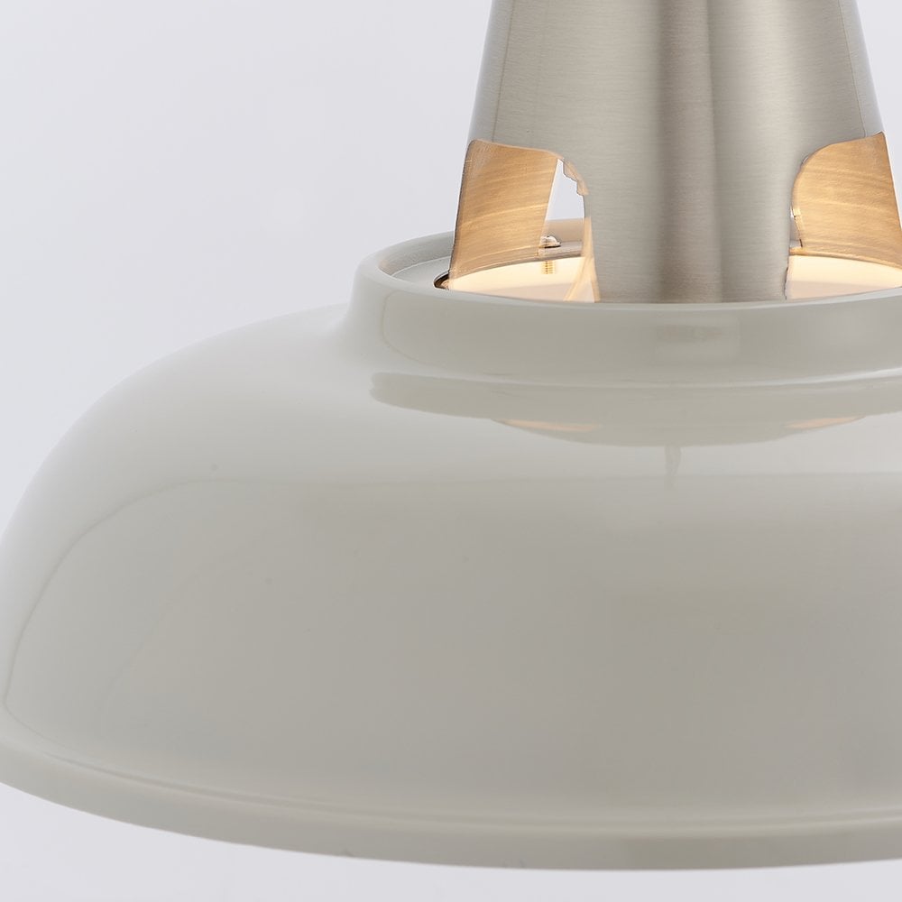 Henley 1 Light Pendant Easyfit Gloss Taupe - Promotional Offer