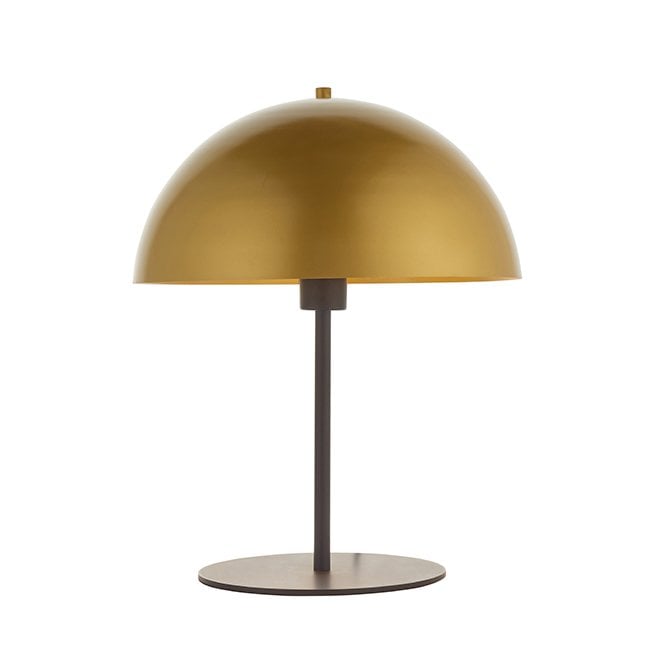 Hartmann Table Lamp Soft Gold & Dark Bronze Effect Paint