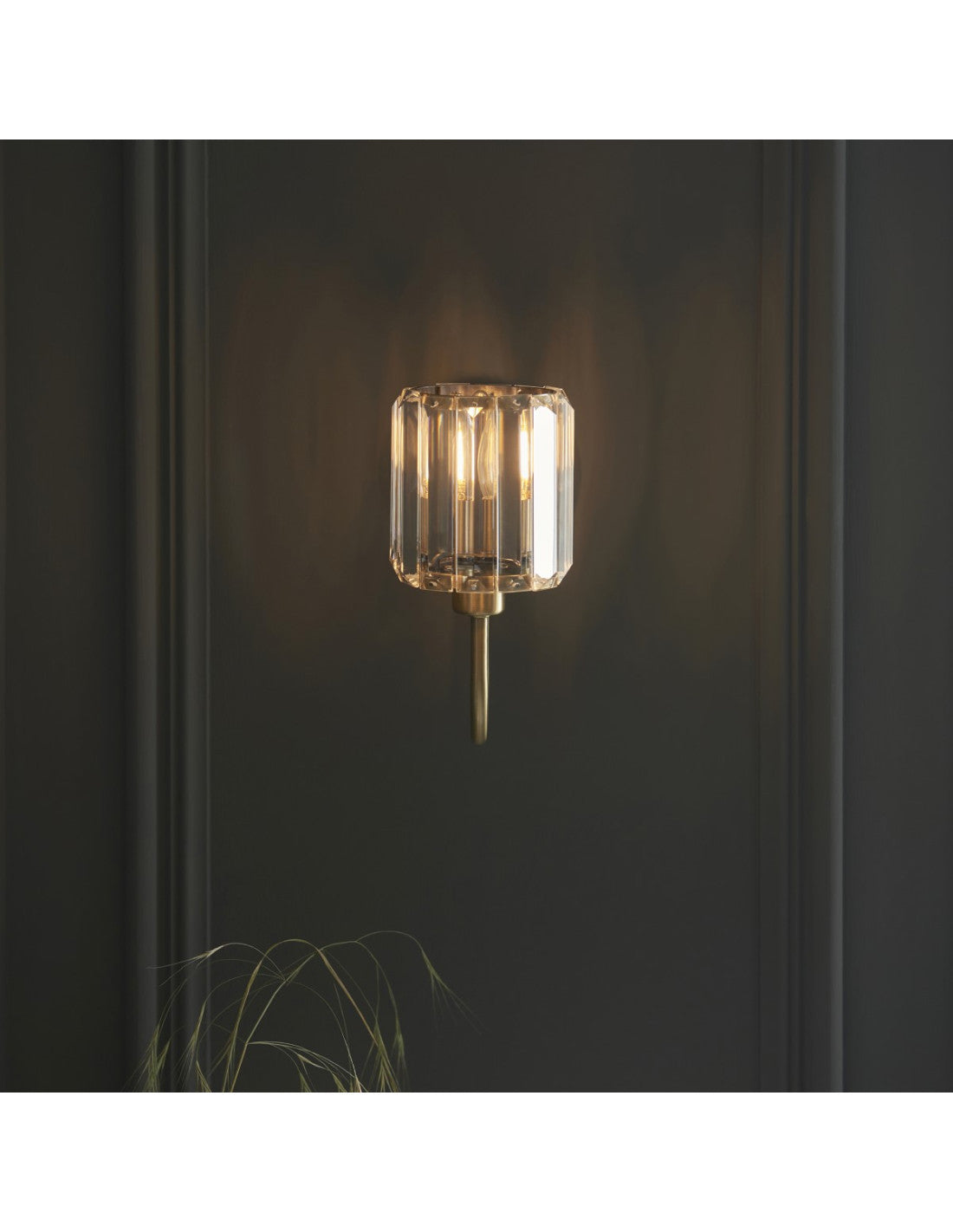 Advent Wall Light - Antique Brass/Bright Nickel