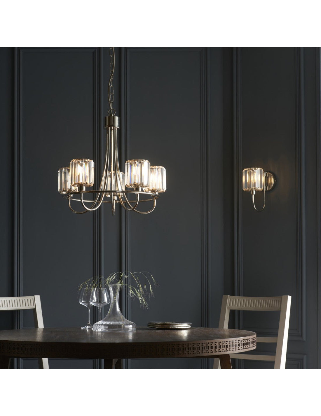 Advent Wall Light - Antique Brass/Bright Nickel