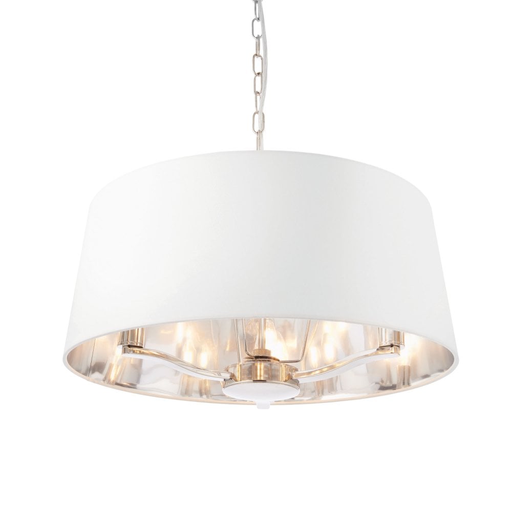 Shelbourne 3Lt Pendant Light - Brushed Gold/Bright Nickel